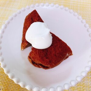 ほろほろと苦い　ココアのケーキ